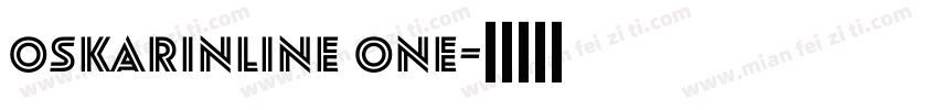 oskarinline one字体转换